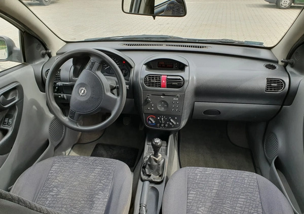 Opel Corsa cena 3700 przebieg: 309883, rok produkcji 2001 z Wyśmierzyce małe 29